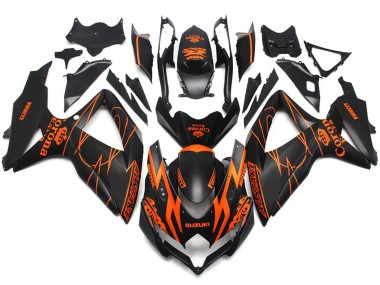 Speciale Opaco Personalizzato Corona 08-10 Suzuki GSXR 600-750 Carene Moto