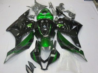 Speciale Verde Nero Lucido 09-12 Honda CBR600RR Carene Moto