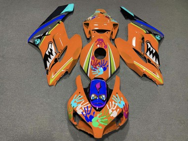 Squalo Arancione 04-05 Honda CBR1000RR Carene Moto