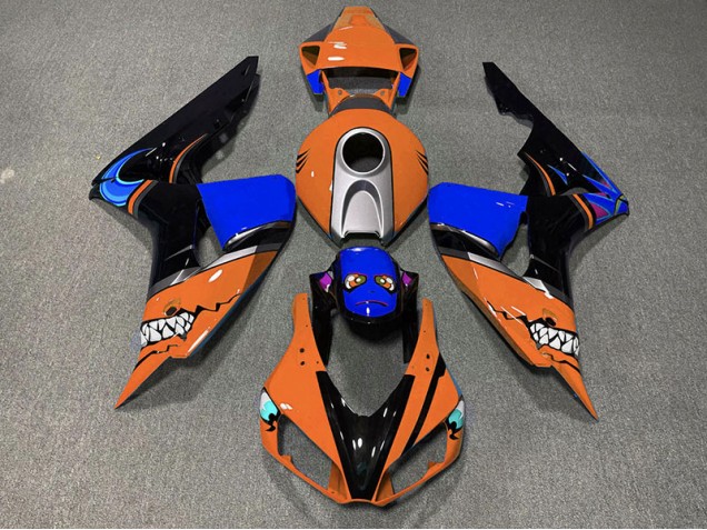 Squalo Arancione 06-07 Honda CBR1000RR Carene Moto Squalo Arancione 06-07 Honda CBR1000RR Carene Moto