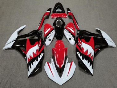 Squalo Bianco & Rosso 15-18 Yamaha R3 Carene Moto