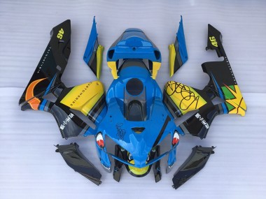Squalo Blu & Giallo 05-06 Honda CBR600RR Carene Moto