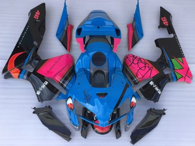 Squalo Blu & Rosa 05-06 Honda CBR600RR Carene Moto