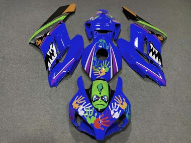 Squalo Blu Scuro 04-05 Honda CBR1000RR Carene Moto