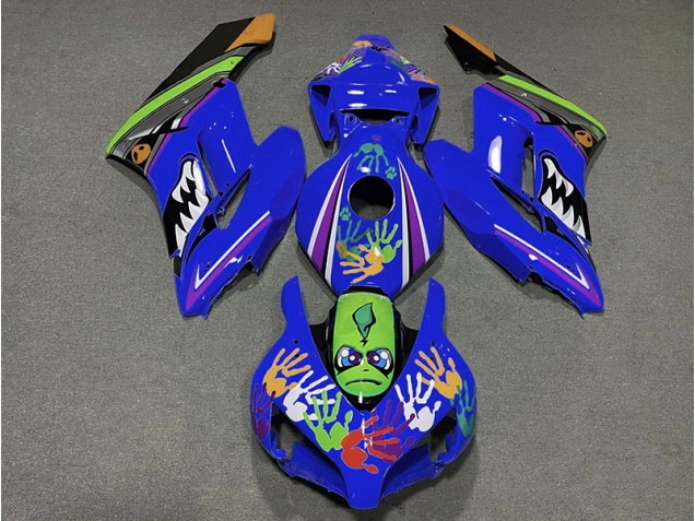 Squalo Blu Scuro 04-05 Honda CBR1000RR Carene Moto Squalo Blu Scuro 04-05 Honda CBR1000RR Carene Moto