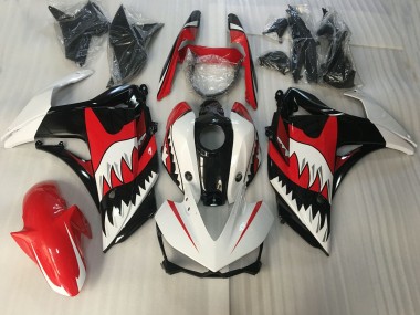 Squalo Rosso & Bianco 15-18 Yamaha R3 Carene Moto