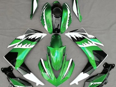 Squalo Verde 15-18 Yamaha R3 Carene Moto