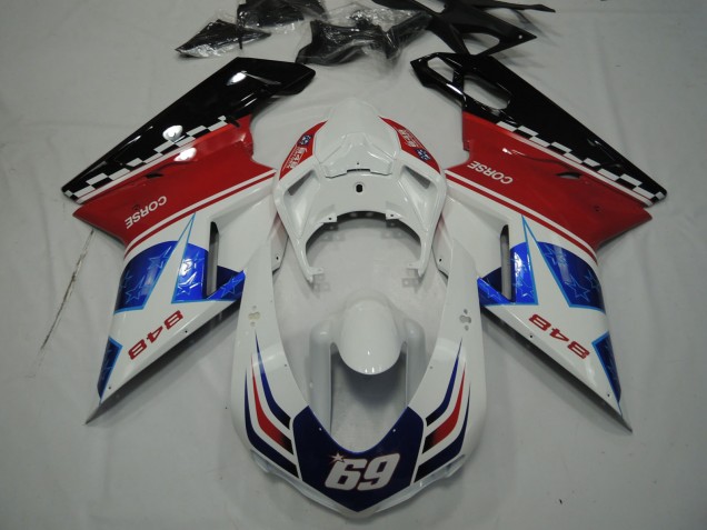 Stella Blu 07-14 Ducati 848 1098 1198 Carene Moto Stella Blu 07-14 Ducati 848 1098 1198 Carene Moto