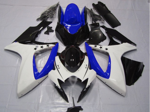 Stella Blu Scuro 06-07 Suzuki GSXR 600-750 Carene Moto