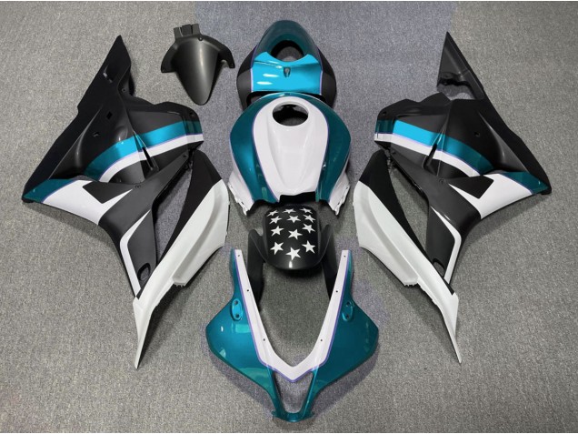 Stella Nera Opaca & Azzurra 09-12 Honda CBR600RR Carene Moto Stella Nera Opaca & Azzurra 09-12 Honda CBR600RR Carene Moto
