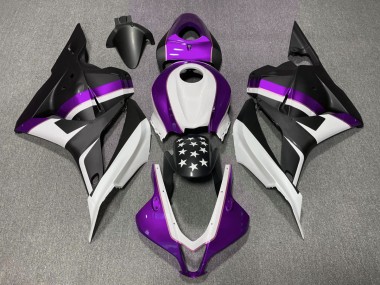 Stella Nera Opaca & Viola 09-12 Honda CBR600RR Carene Moto