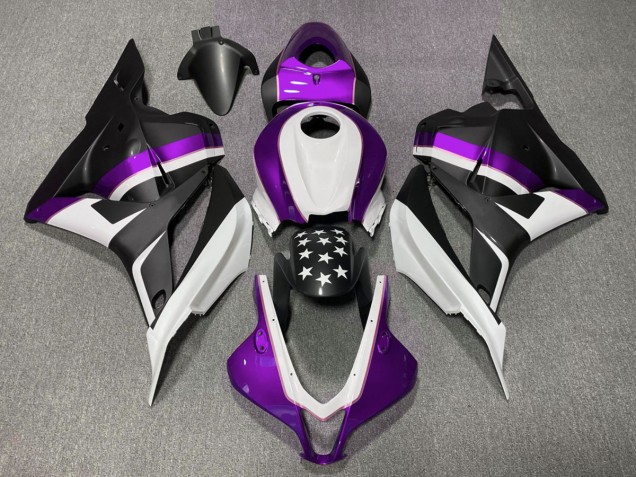 Stella Nera Opaca & Viola 09-12 Honda CBR600RR Carene Moto
