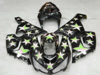 Stella Verde 05-06 Kawasaki ZX6R Carene Moto