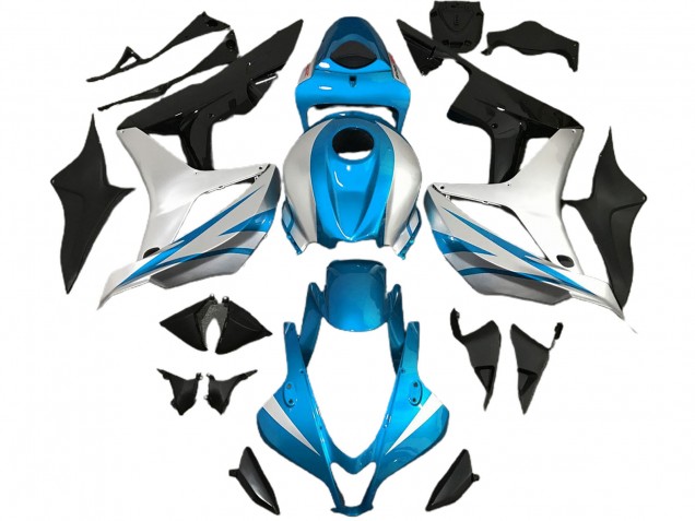 Stile Azzurro & Argento OEM 07-08 Honda CBR600RR Carene Moto Stile Azzurro & Argento OEM 07-08 Honda CBR600RR Carene Moto