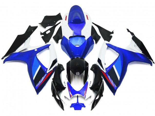 Stile Azzurro & Blu Intenso OEM Con Rosso 06-07 Suzuki GSXR 600-750 Carene Moto Stile Azzurro & Blu Intenso OEM Con Rosso 06-07 Suzuki GSXR 600-750 Carene Moto