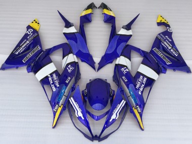 Stile Blu 13-18 Kawasaki ZX6R Carene Moto