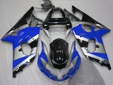 Stile Blu Argento OEM 00-02 Suzuki GSXR 1000 Carene Moto