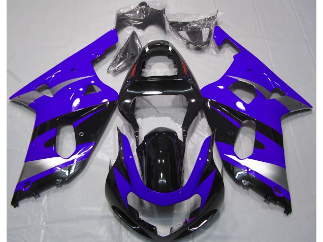 Stile Blu OEM 01-03 Suzuki GSXR 600-750 Carene Moto Stile Blu OEM 01-03 Suzuki GSXR 600-750 Carene Moto