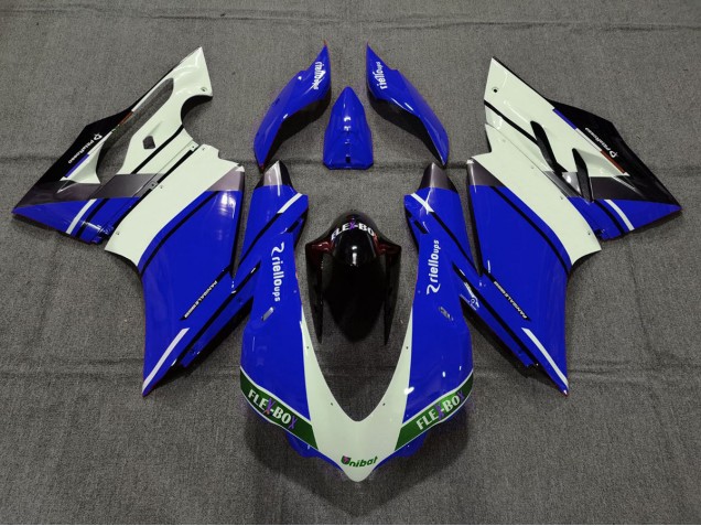 Stile Blu Scuro OEM 15-17 Ducati 959 1299 Carene Moto Stile Blu Scuro OEM 15-17 Ducati 959 1299 Carene Moto