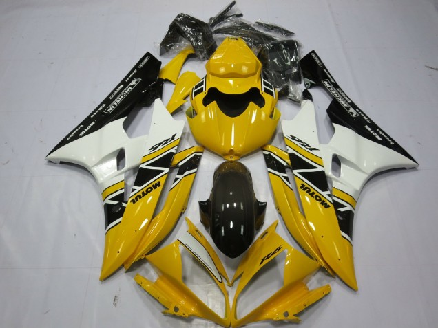 Stile Giallo Motul OEM 06-07 Yamaha R6 Carene Moto Stile Giallo Motul OEM 06-07 Yamaha R6 Carene Moto