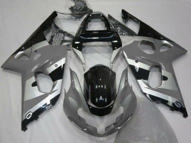Stile Grigio Argento OEM 00-02 Suzuki GSXR 1000 Carene Moto