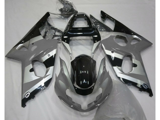 Stile Grigio Argento OEM 00-02 Suzuki GSXR 1000 Carene Moto Stile Grigio Argento OEM 00-02 Suzuki GSXR 1000 Carene Moto