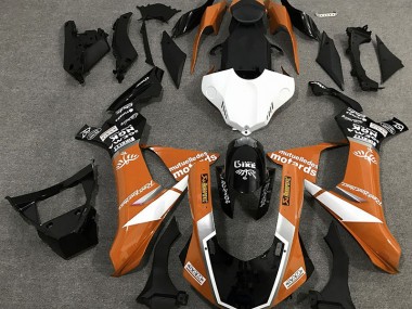 Stile Logo Arancione Lucido 15-19 Yamaha R1 Carene Moto