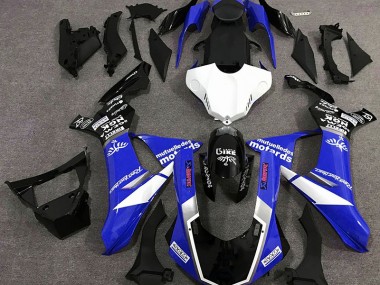Stile Logo Blu Lucido 15-19 Yamaha R1 Carene Moto