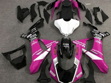 Stile Logo Rosa Lucido 15-19 Yamaha R1 Carene Moto