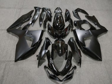 Stile Nero Lucido & Opaco 09-16 Suzuki GSXR 1000 Carene Moto