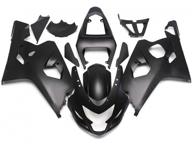 Stile Nero Opaco Con Decalcomanie Rosse 04-05 Suzuki GSXR 600-750 Carene Moto Stile Nero Opaco Con Decalcomanie Rosse 04-05 Suzuki GSXR 600-750 Carene Moto