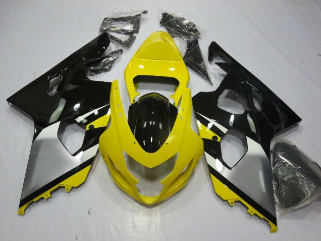 Stile OEM Giallo 04-05 Suzuki GSXR 600-750 Carene Moto Stile OEM Giallo 04-05 Suzuki GSXR 600-750 Carene Moto