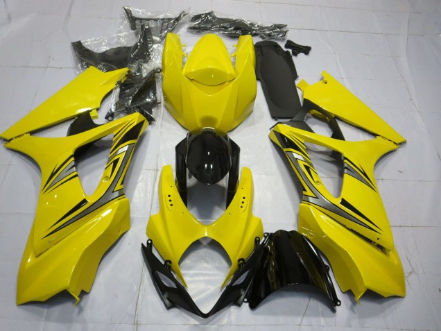 Stile OEM Giallo 07-08 Suzuki GSXR 1000 Carene Moto Stile OEM Giallo 07-08 Suzuki GSXR 1000 Carene Moto