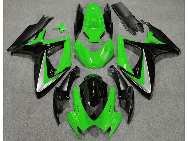 Stile OEM Verde 06-07 Suzuki GSXR 600-750 Carene Moto Stile OEM Verde 06-07 Suzuki GSXR 600-750 Carene Moto