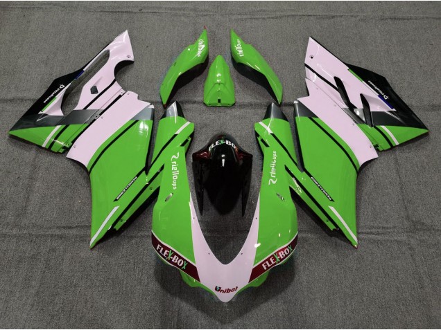Stile OEM Verde 15-17 Ducati 959 1299 Carene Moto Stile OEM Verde 15-17 Ducati 959 1299 Carene Moto