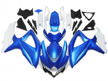 Stile Personalizzato Azzurro & Bianco 08-10 Suzuki GSXR 600-750 Carene Moto