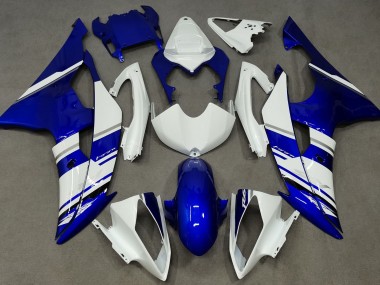 Stile Personalizzato OEM Blu & Bianco 08-16 Yamaha R6 Carene Moto