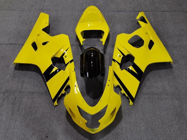 Stile Personalizzato OEM Giallo Brillante Brillante 04-05 Suzuki GSXR 600-750 Carene Moto Stile Personalizzato OEM Giallo Brillante Brillante 04-05 Suzuki GSXR 600-750 Carene Moto