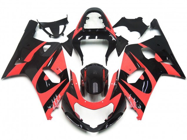 Stile Personalizzato OEM Rosso Chiaro 01-03 Suzuki GSXR 600-750 Carene Moto Stile Personalizzato OEM Rosso Chiaro 01-03 Suzuki GSXR 600-750 Carene Moto