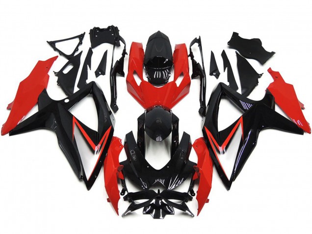 Stile Personalizzato Rosso OEM 08-10 Suzuki GSXR 600-750 Carene Moto Stile Personalizzato Rosso OEM 08-10 Suzuki GSXR 600-750 Carene Moto