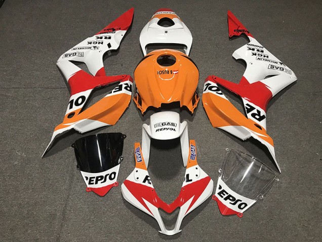 Stile Repsol Bianco 07-08 Honda CBR600RR Carene Moto Stile Repsol Bianco 07-08 Honda CBR600RR Carene Moto