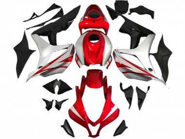 Stile Rosso & Argento OEM 07-08 Honda CBR600RR Carene Moto