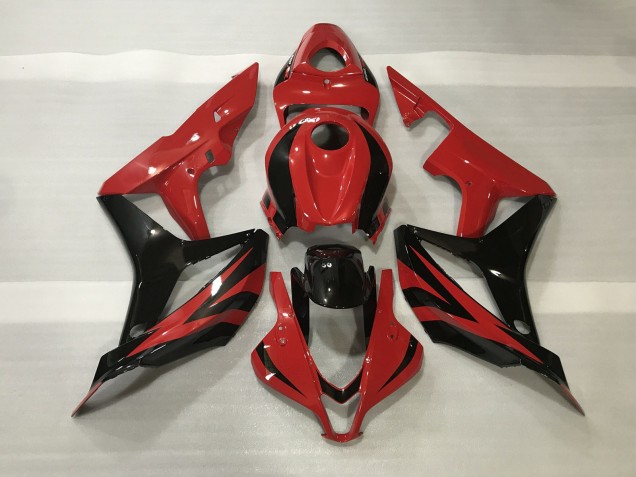 Stile Rosso Metallizzato OEM 07-08 Honda CBR600RR Carene Moto Stile Rosso Metallizzato OEM 07-08 Honda CBR600RR Carene Moto