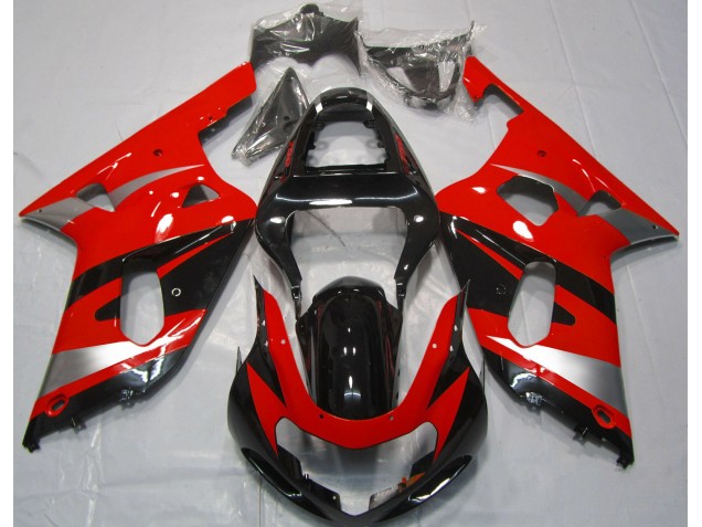 Stile Rosso OEM 01-03 Suzuki GSXR 600-750 Carene Moto Stile Rosso OEM 01-03 Suzuki GSXR 600-750 Carene Moto