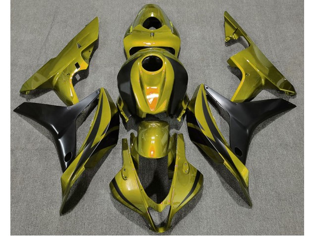Stile Verde Oliva OEM 07-08 Honda CBR600RR Carene Moto Stile Verde Oliva OEM 07-08 Honda CBR600RR Carene Moto