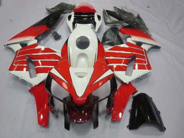 Striscia Larga Rossa & Bianca 05-06 Honda CBR600RR Carene Moto