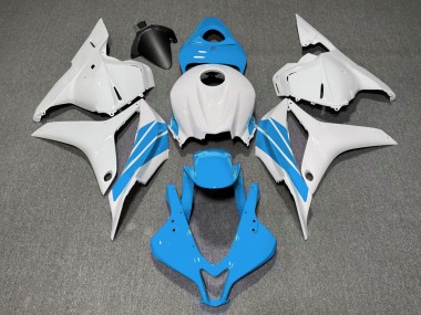 Striscia Laterale Azzurra & Bianca 09-12 Honda CBR600RR Carene Moto