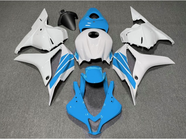 Striscia Laterale Azzurra & Bianca 09-12 Honda CBR600RR Carene Moto Striscia Laterale Azzurra & Bianca 09-12 Honda CBR600RR Carene Moto