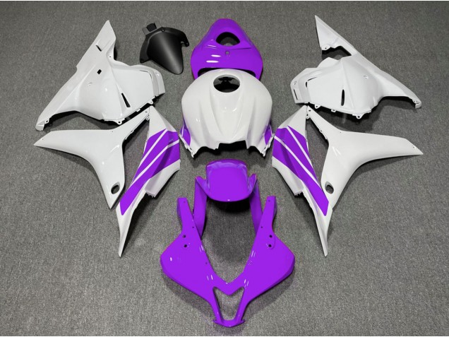 Striscia Laterale Viola & Bianca 09-12 Honda CBR600RR Carene Moto