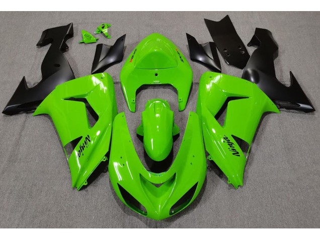 Verde 06-07 Kawasaki ZX10R Carene Moto Verde 06-07 Kawasaki ZX10R Carene Moto